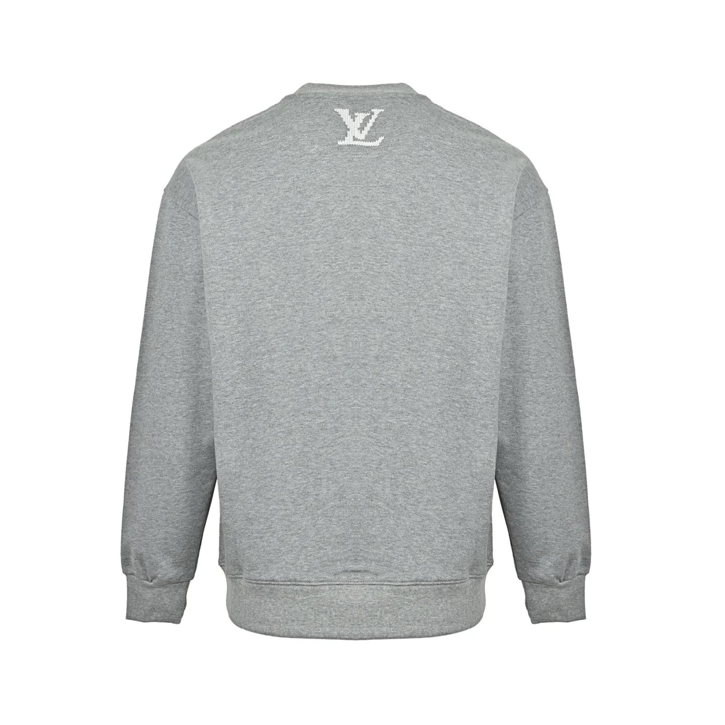 Louis Vuitton/Louis Vuitton woven letter embroidered crew neck sweatshirt